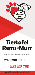Unser Flyer - Tiertafel Rems Murr
